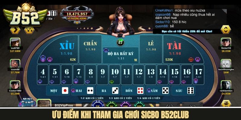 Sicbo B52Club đem tới cho người chơi vô vàn ưu đãi